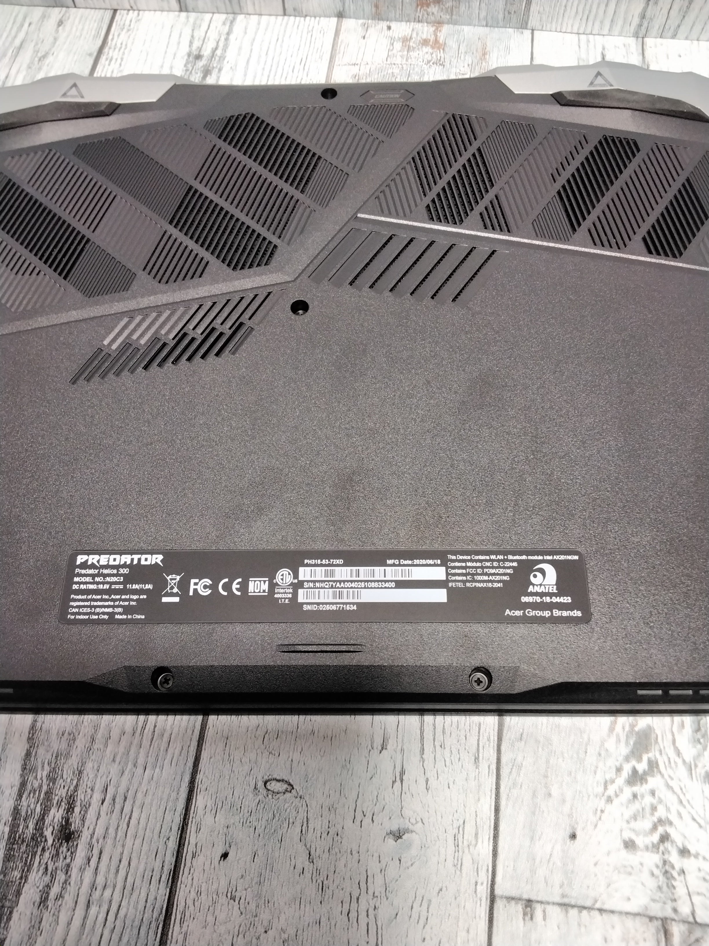 Acer Predator Helios 300 15.6" Gaming Laptop, Intel i7, 512Gb, 6Gb Ram *TESTED* (7861877932270)